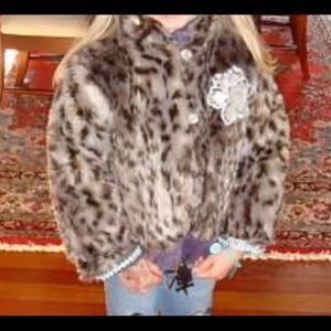 Teddy Coat ~Sz 4~TOFF TOGS Leopard~Super Cute~